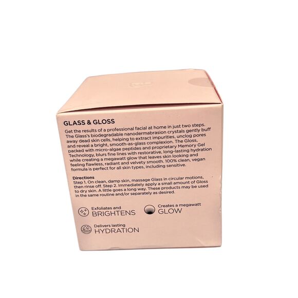 BeautyBio Glass & Gloss At-Home 2-Step Facial System  30 ml New in a box - Picture 3 of 4